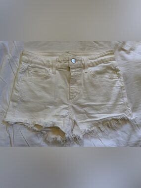 Joe’s Jeans the Ozzie White Frayed Hem Women’s Denim Shorts